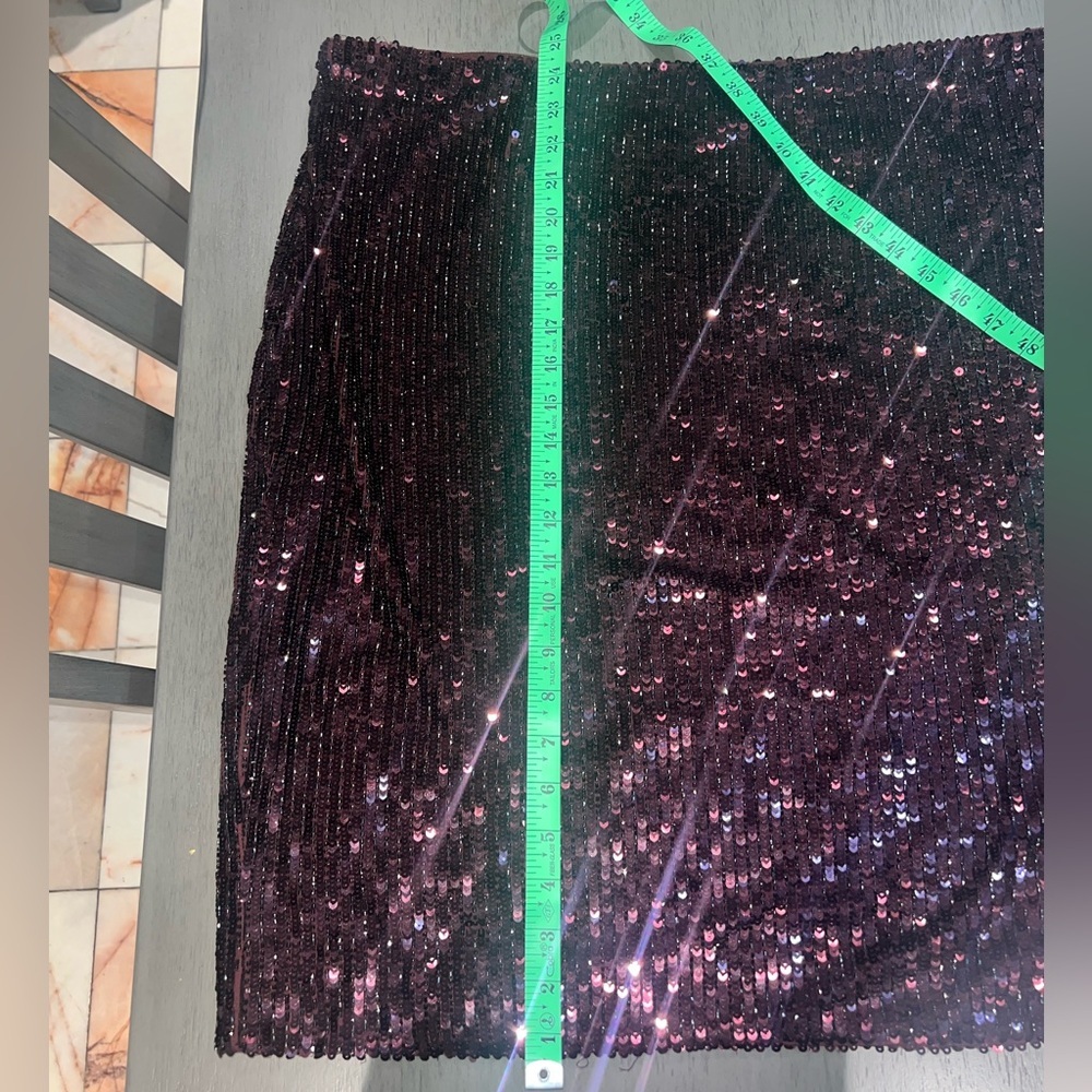 NWT Lauren Ralph Lauren Sequin Pencil Skirt 16 - Picture 7 of 9